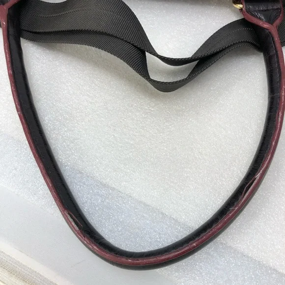 MZ Wallace Lola Bag Large Tapestry Leather Boho - Picture 13 of 15